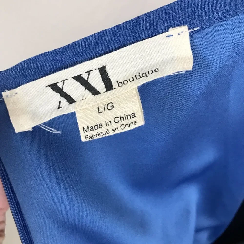 XX1 Boutique blue skater mini dress L‎